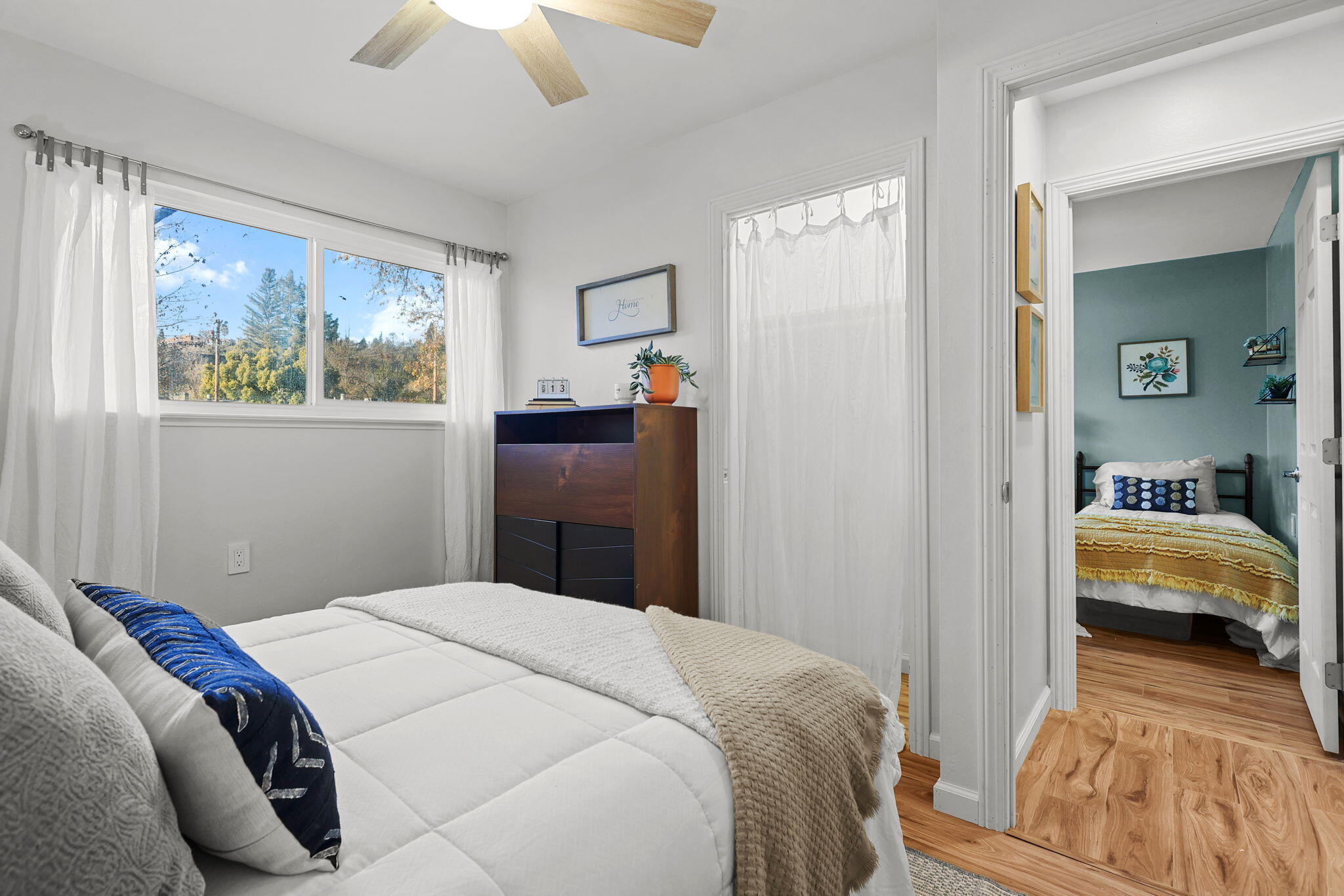 755 Christine Avenue Redding, CA 96003 - Photo 36 of 58 a bedroom with a bed and a view of bedroom