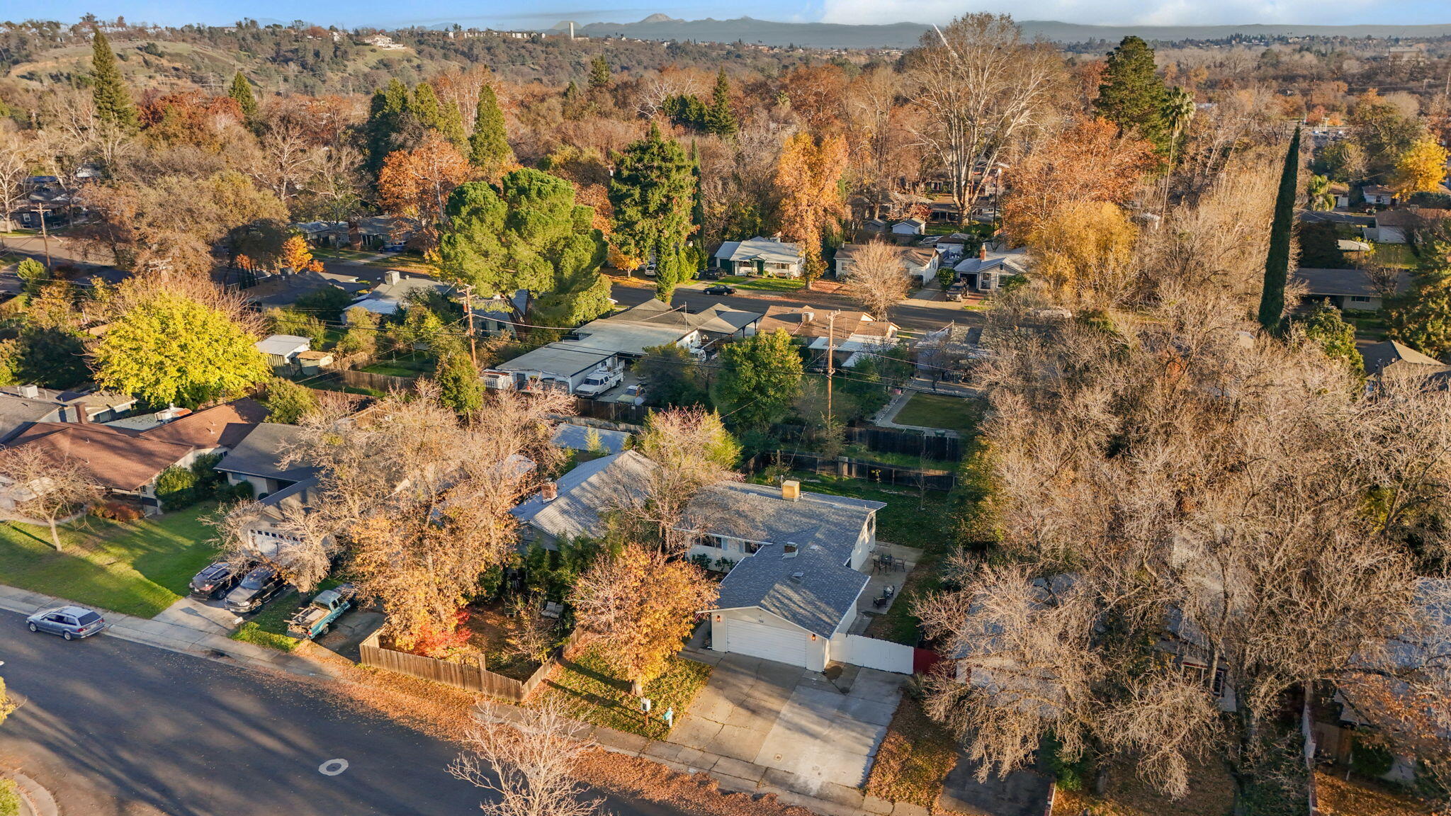 755 Christine Avenue Redding, CA 96003 - Photo 56 of 58 an aerial view of residential house with parking