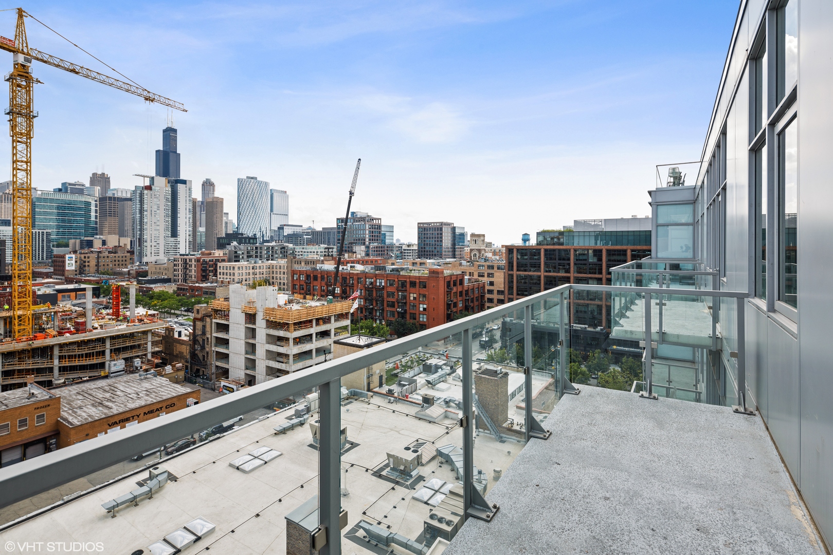 171 North Aberdeen Street, Unit 1008 Chicago, IL 60607 - Photo 12 of 25 a view of city from balcony