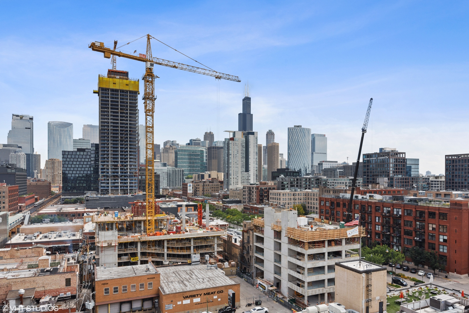 171 North Aberdeen Street, Unit 1008 Chicago, IL 60607 - Photo 14 of 25 a view of city with tall buildings
