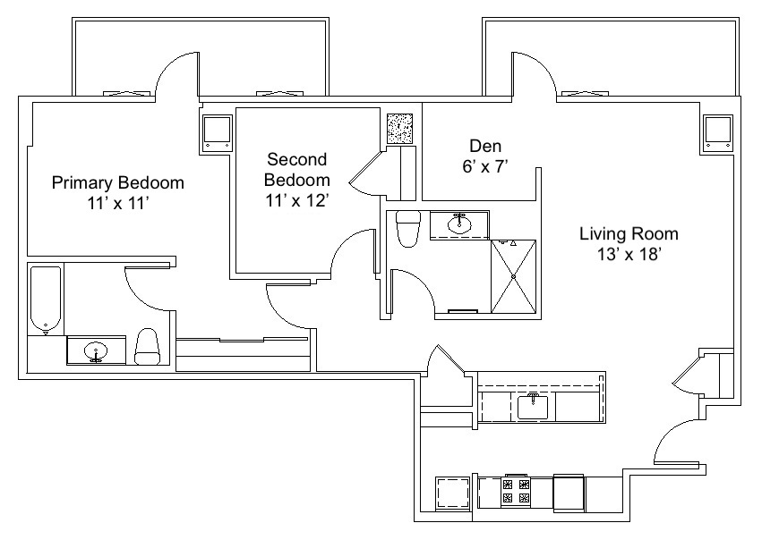 171 North Aberdeen Street, Unit 1008 Chicago, IL 60607 - Photo 15 of 25 a picture of a book shelf