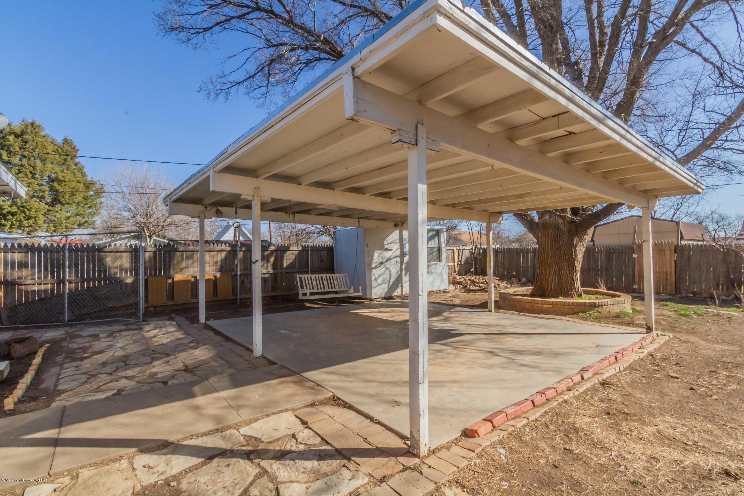 3313 Kingston Road Amarillo, TX 79106 - Photo 38 of 41 PATIO VIEW 1