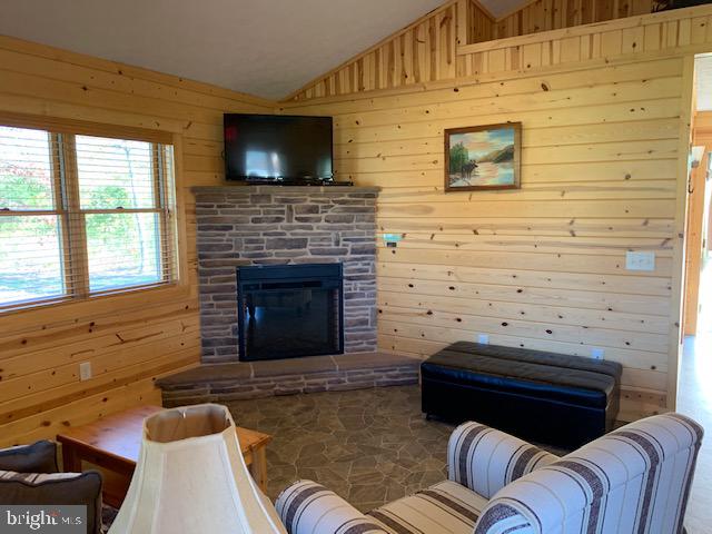 1461 Big Creek Road Clearville, PA 15535 - Photo 136 of 138 a living room with furniture and a fireplace
