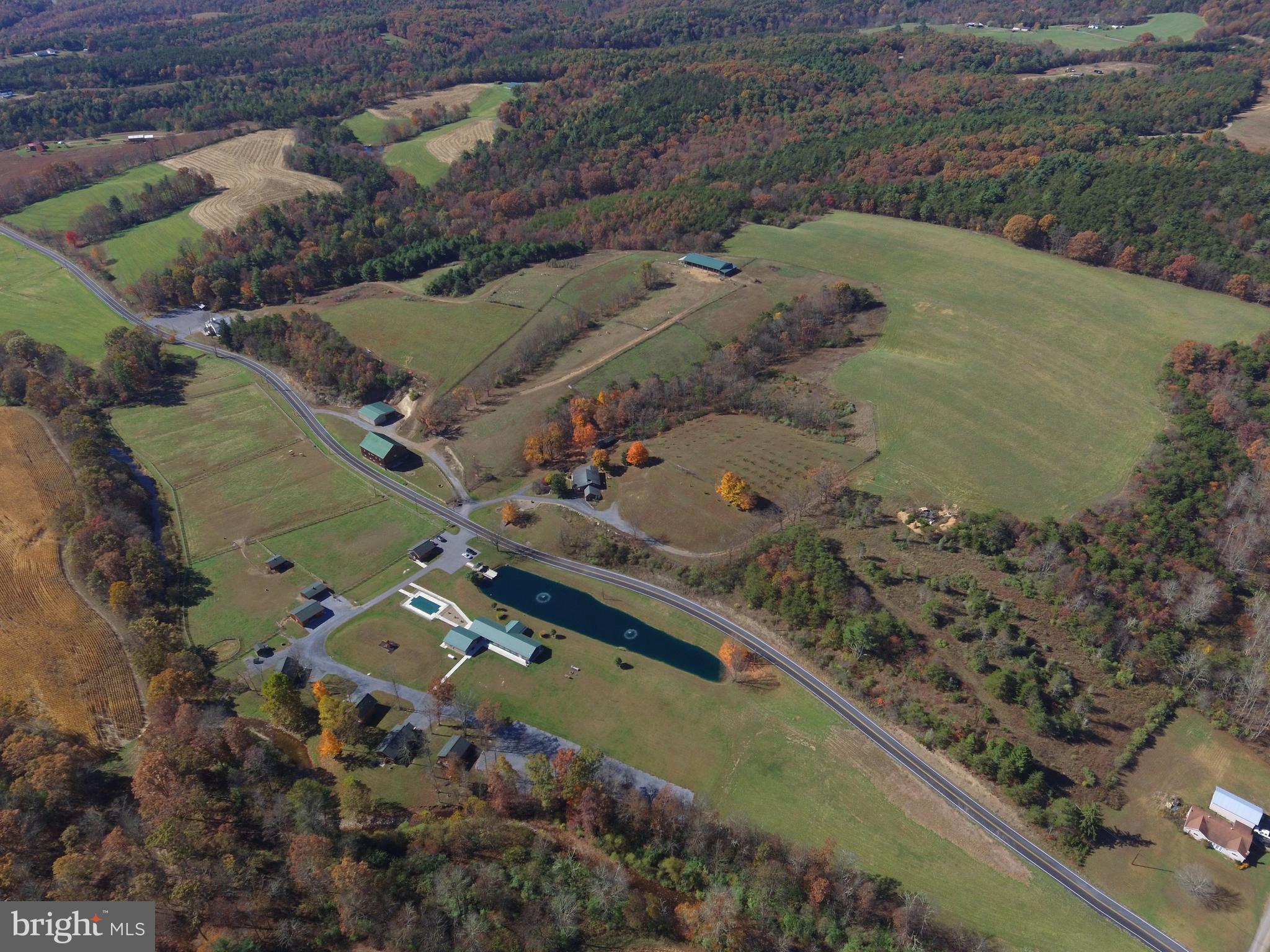 1461 Big Creek Road Clearville, PA 15535 - Photo 5 of 138 an aerial view of a house with a yard