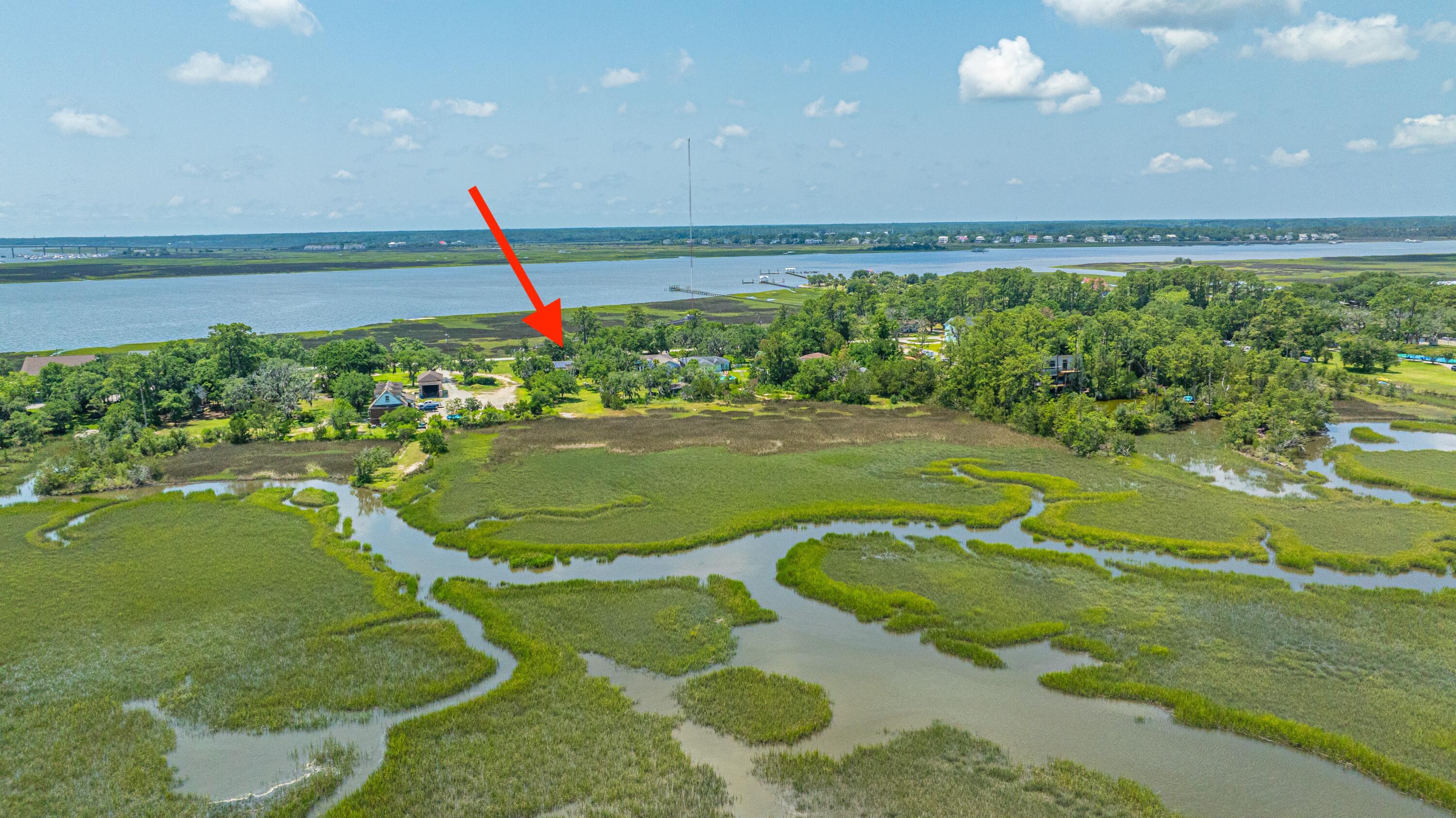 192 Wappoo Road Charleston, SC 29407 - Photo 36 of 43 Sandy Bay Creek behind home