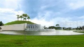 a view of a lake with outdoor space