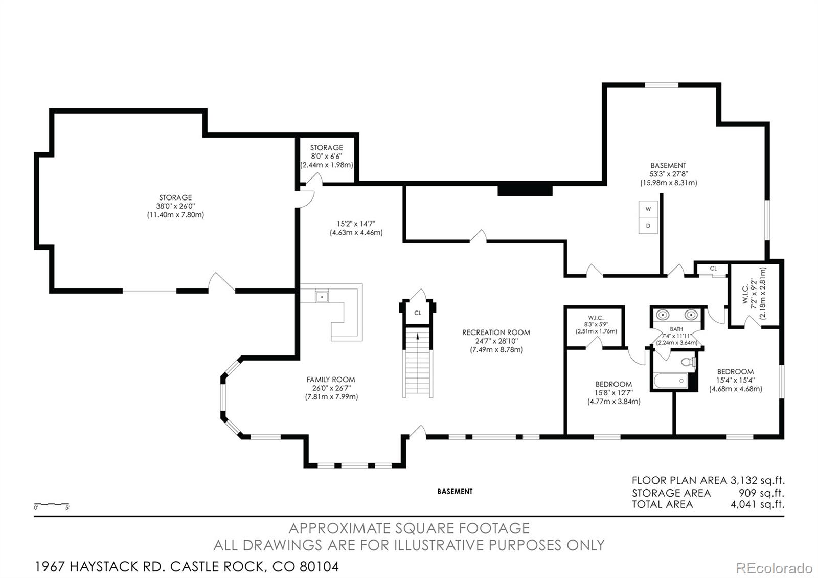 1967 Haystack Road Castle Rock, CO 80104 - Photo 50 of 50 a black and white photo of a living room