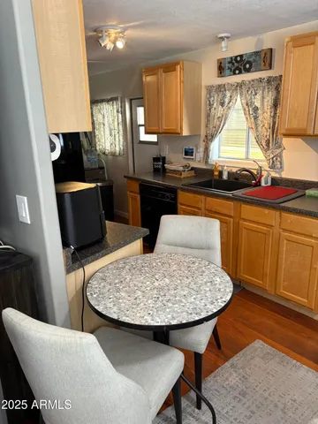 a view of yard from outdoor seating