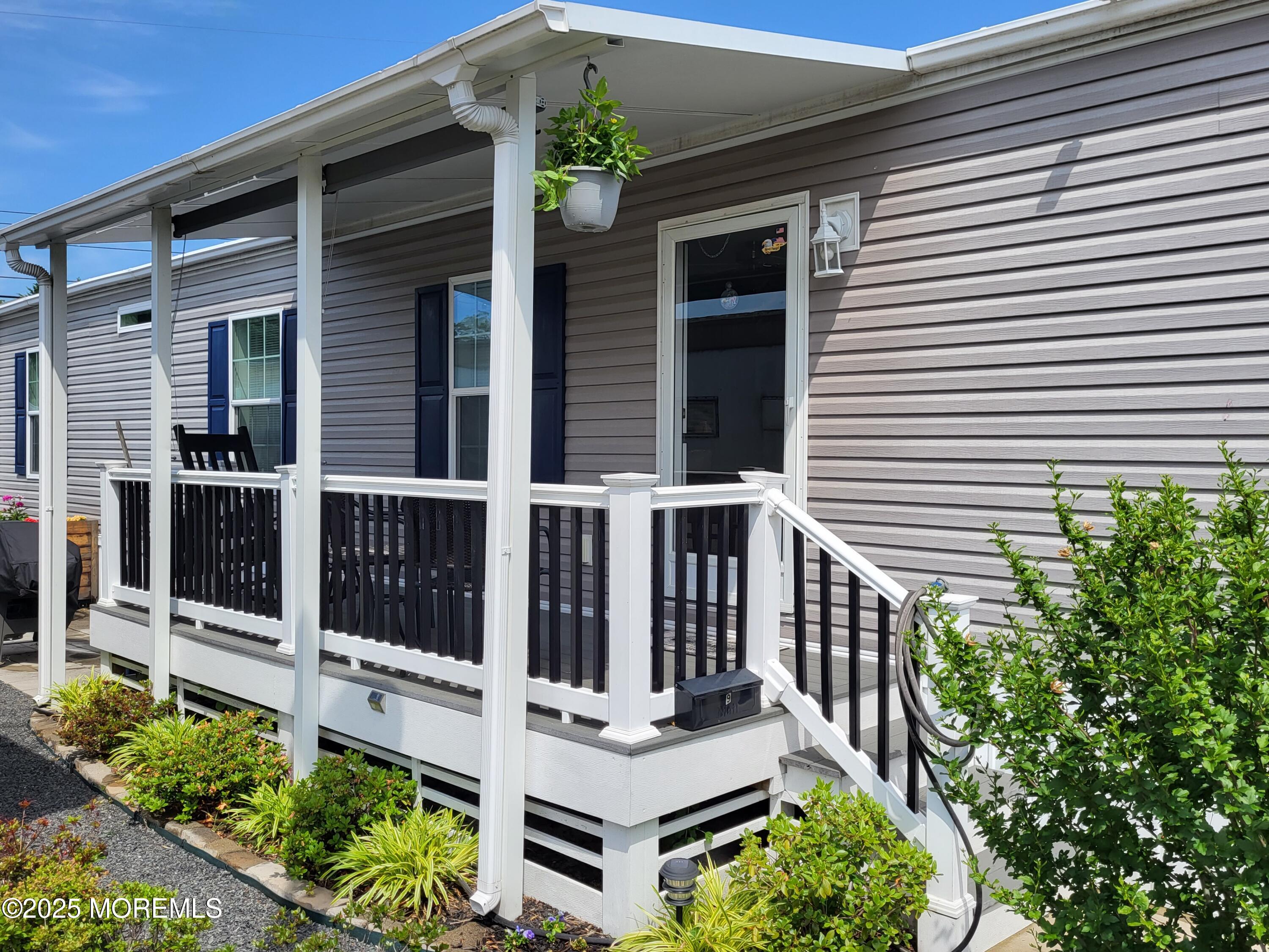 front view of a house with a porch
