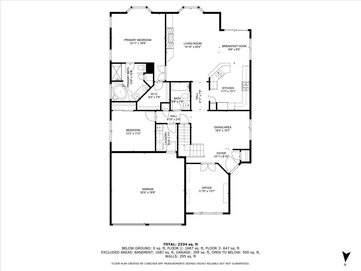 3879 Seigle Drive Elgin, IL 60124 - Photo 42 of 44 a picture of a floor plan