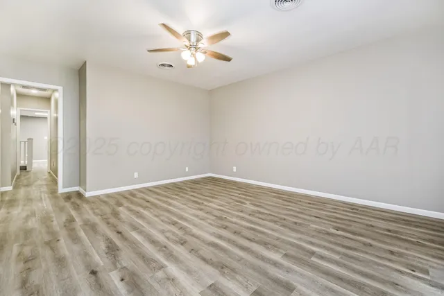 wooden floor in an empty room