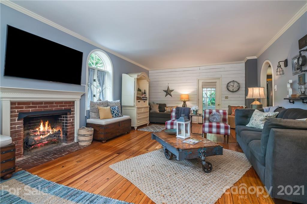 15 Doubleday Road Tryon, NC 28782 - Photo 11 of 46 a living room with furniture and a fireplace