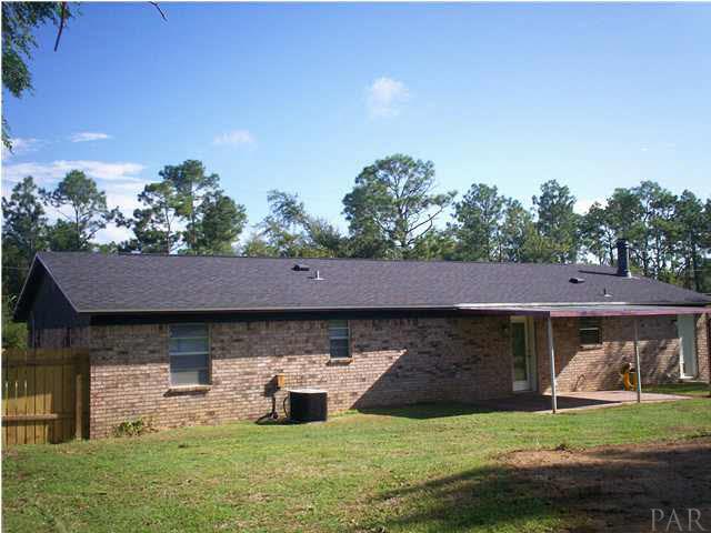 Back of move-in ready home