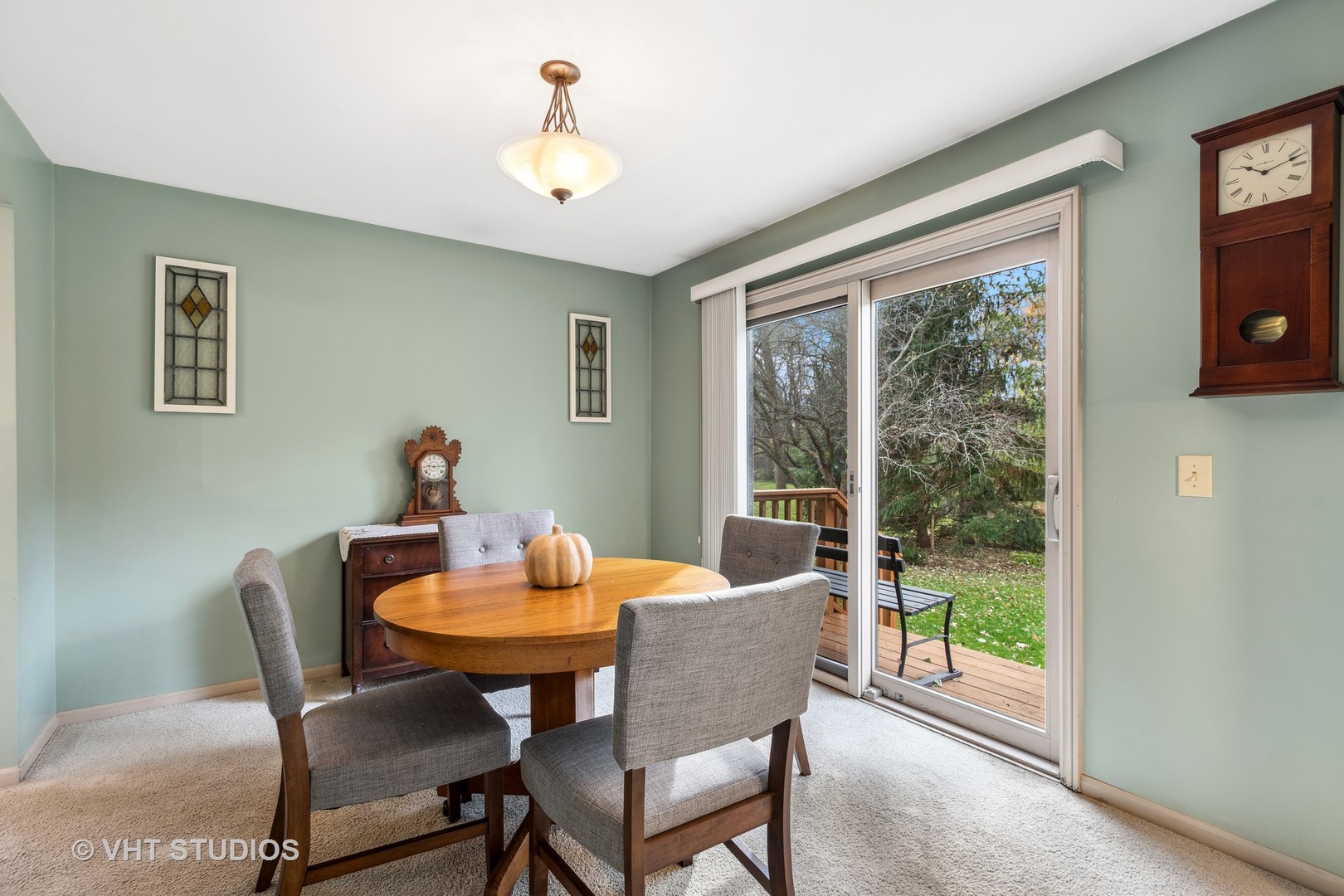 301 Oak Crest Road Cary, IL 60013 - Photo 7 of 27 a view of a dining room with furniture window and outside view