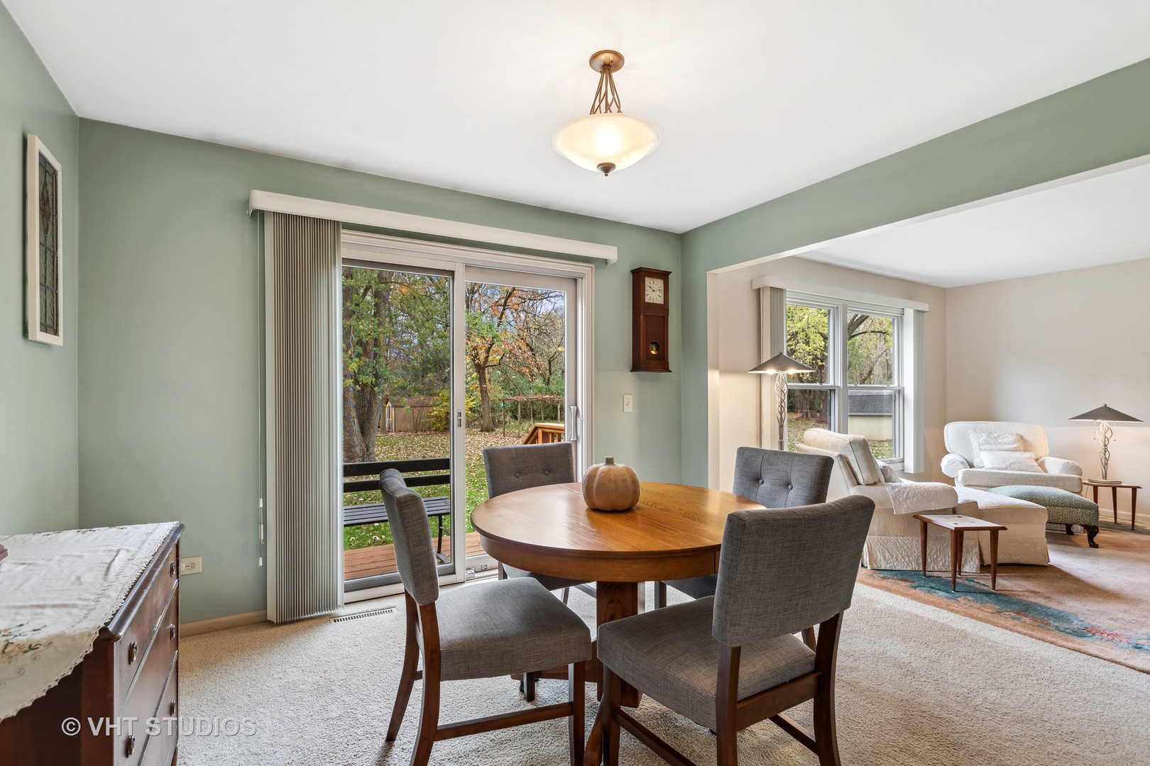 301 Oak Crest Road Cary, IL 60013 - Photo 8 of 27 a view of a dining room with furniture window and outside view