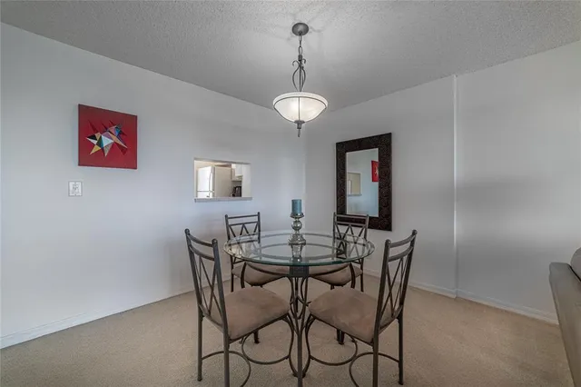 a view of a building and a street