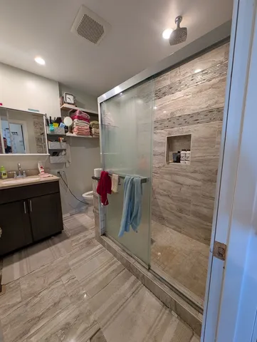 a room with storage and utility