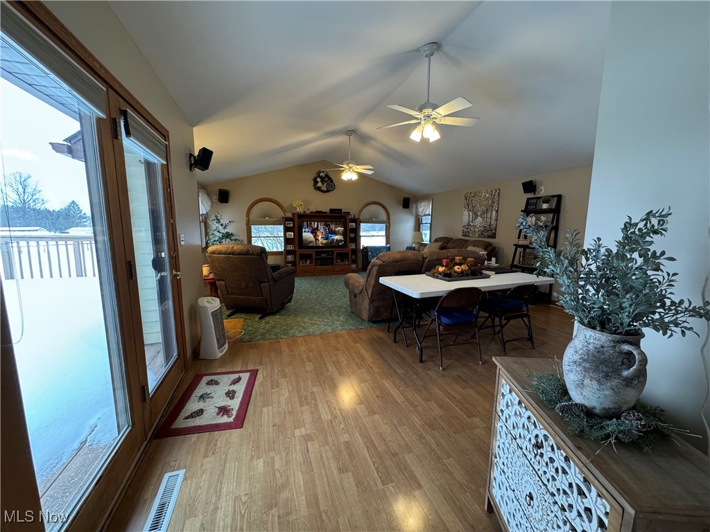 2644 Harpster Road Rittman, OH 44270 - Photo 8 of 20 Great Room featuring wood finished floors and ceiling fan