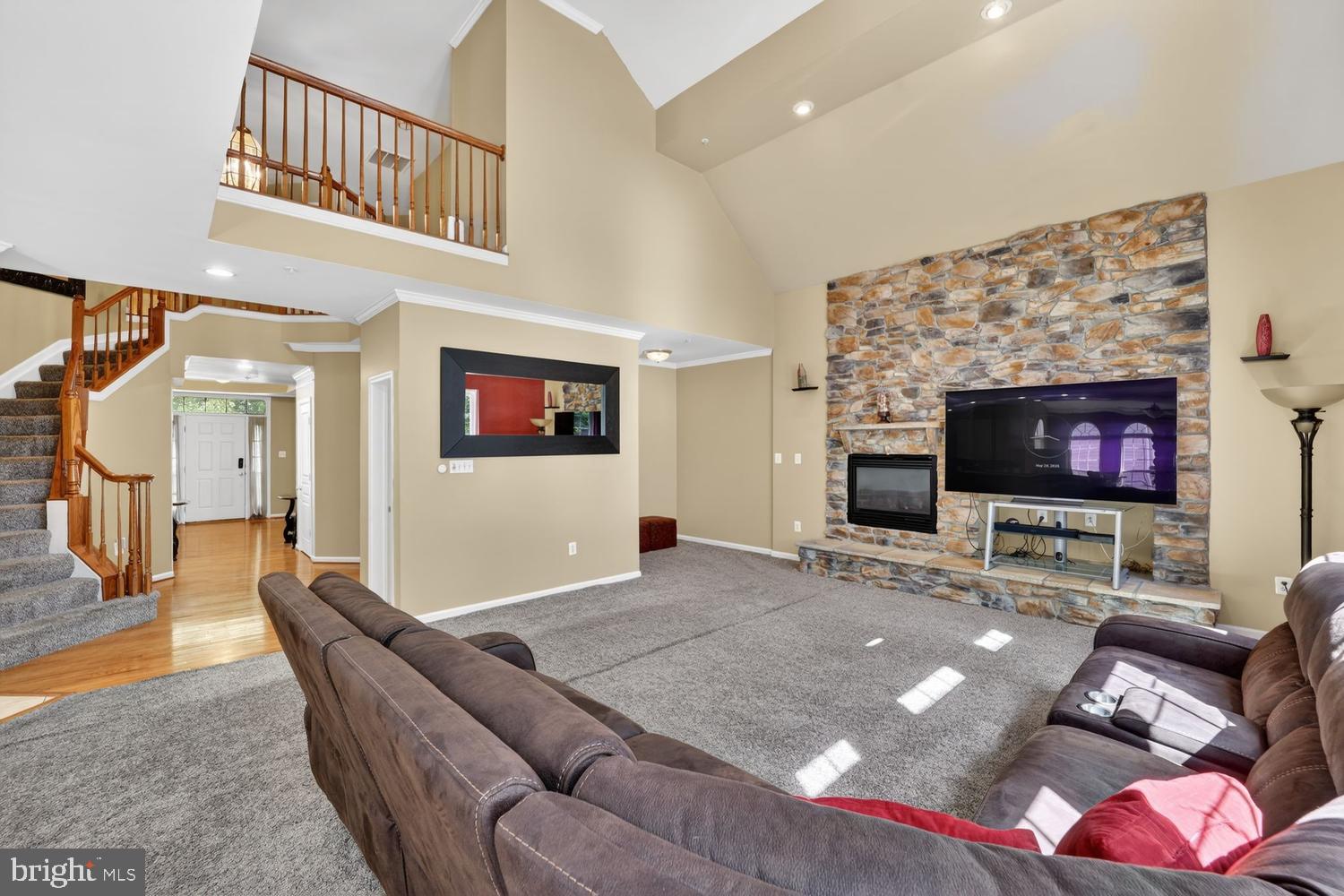8023 River Park Road Bowie, MD 20715 - Photo 22 of 49 2-Story Family Room with Gas Fireplace
