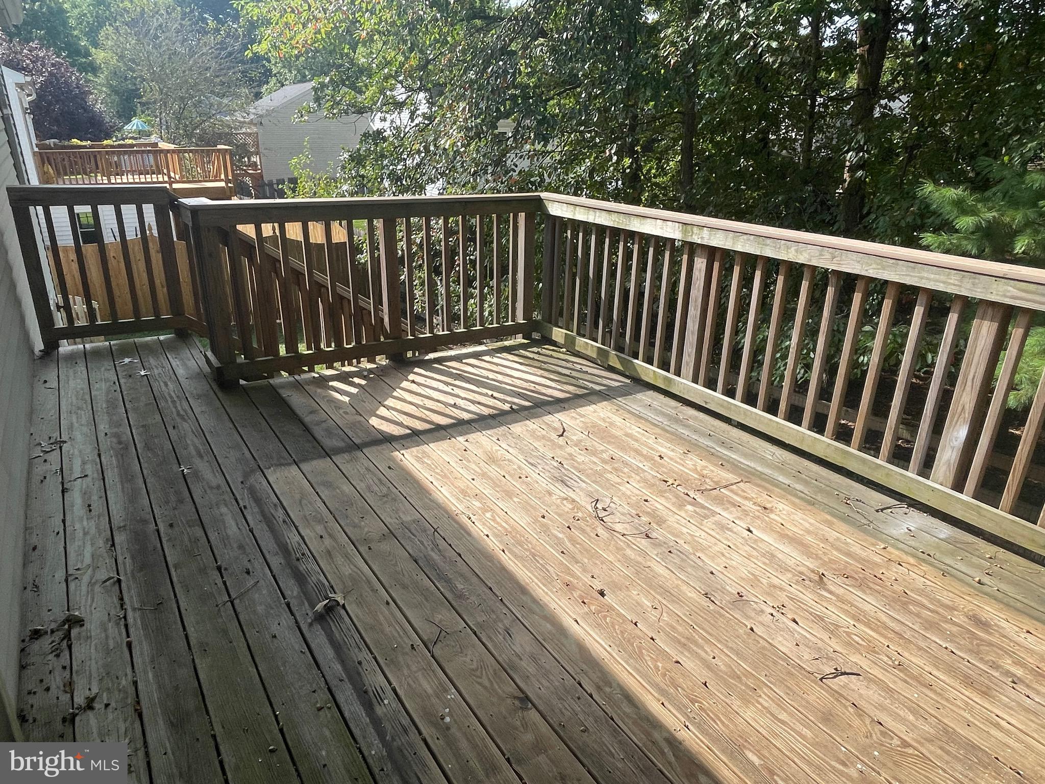 8604 Lawrence Hill Road Perry Hall, MD 21128 - Photo 37 of 38 a view of balcony with wooden floor
