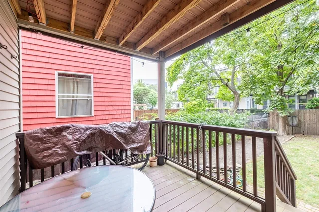 a view of balcony and patio