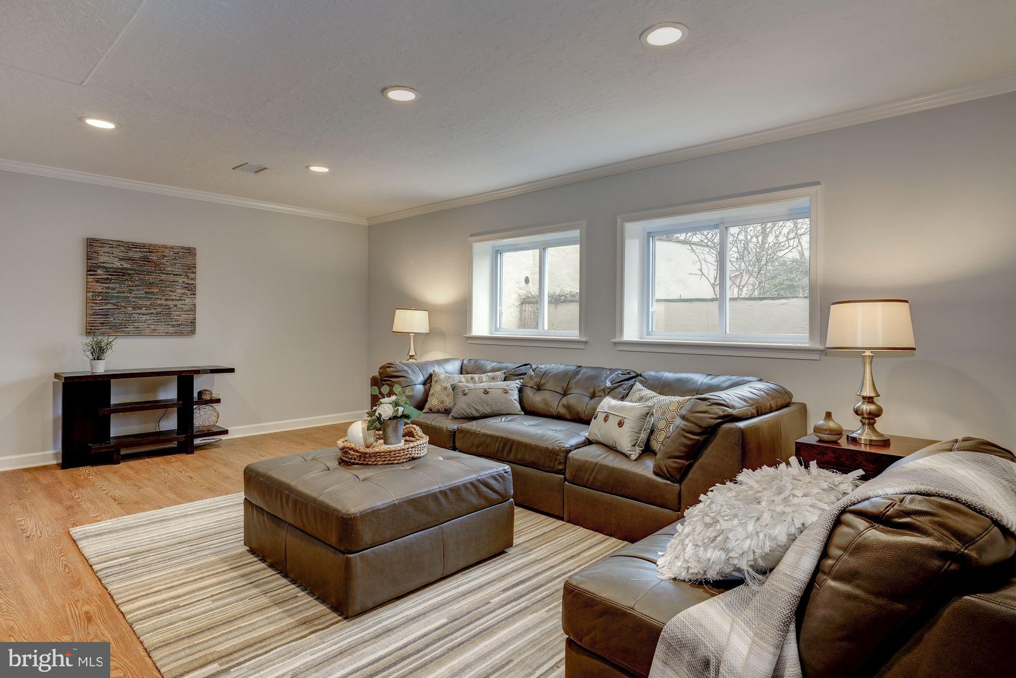 6520 Greentree Road Bethesda, MD 20817 - Photo 19 of 25 Large Bright Lower Level Family Room