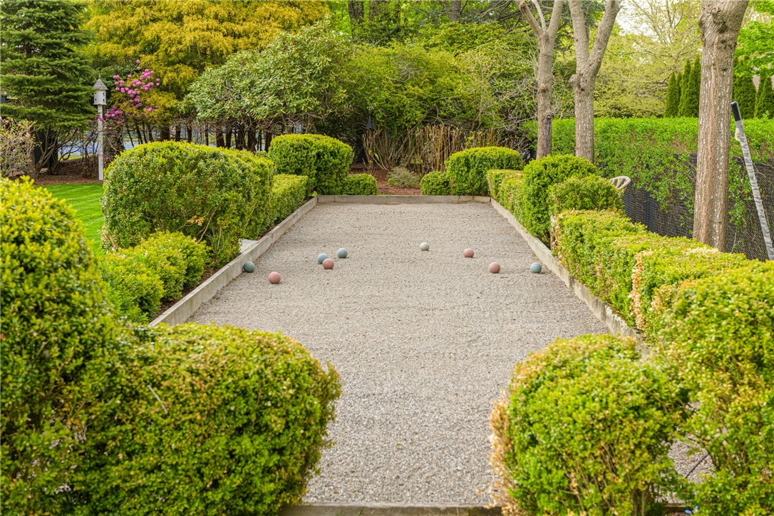77 Janice Road Warwick, RI 02886 - Photo 7 of 50 Regulation Bocce Court, 10X60, surrounded by Boxwoods