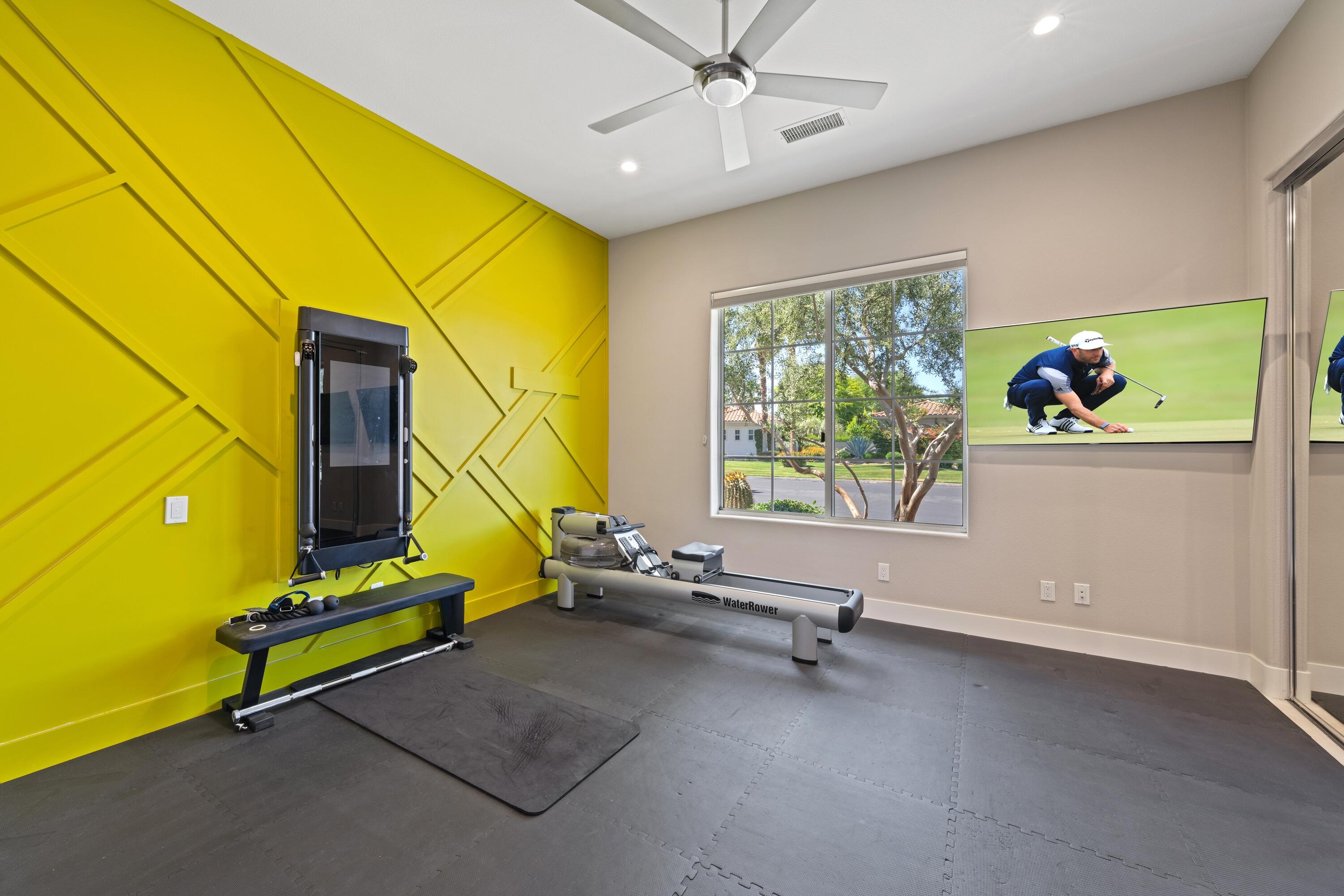 306 Loch Lomond Road Rancho Mirage, CA 92270 - Photo 34 of 60 a living room with pool table and windows