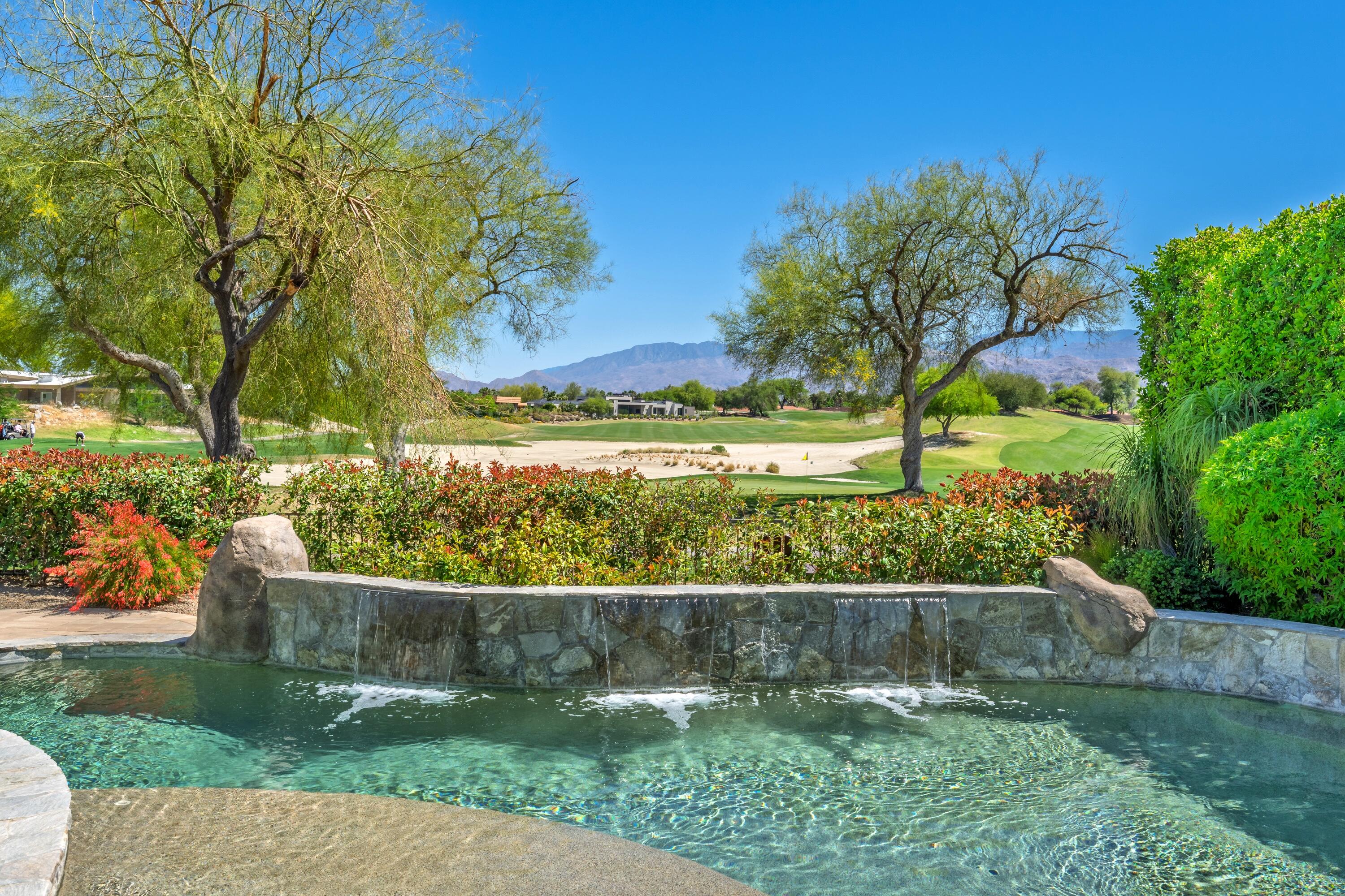 306 Loch Lomond Road Rancho Mirage, CA 92270 - Photo 43 of 60 a view of a garden with an outdoor space
