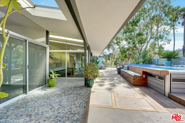 a view of railway station with sitting area