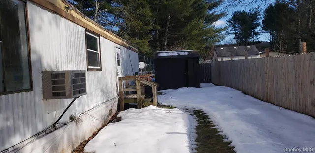 a backyard of a house
