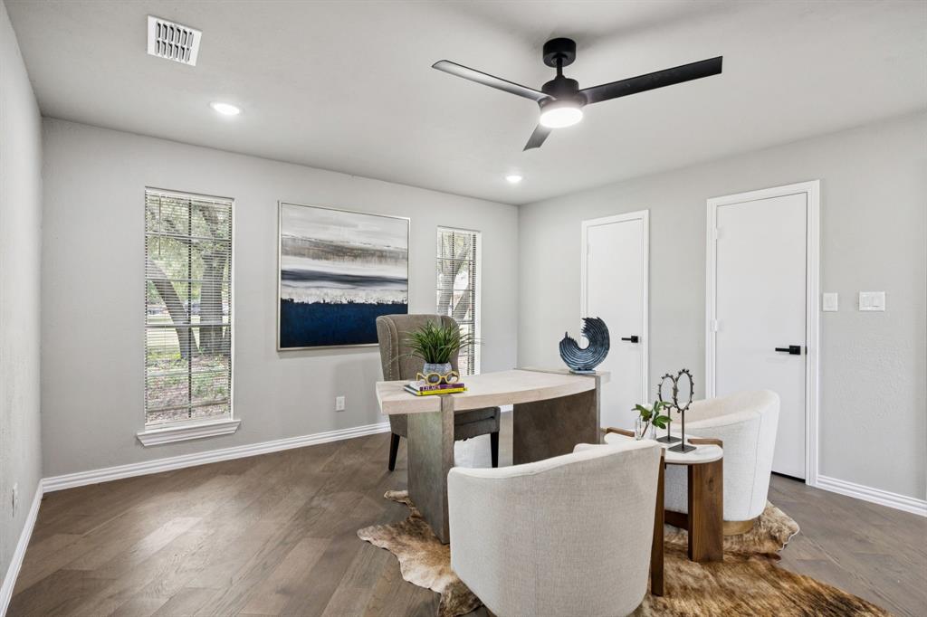 10 Chisholm Trail Lucas, TX 75002 - Photo 11 of 40 a living room with furniture a window and a ceiling fan