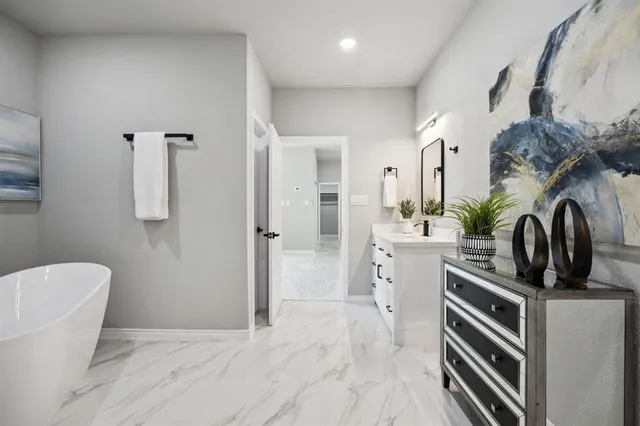 a view of a kitchen and utility room