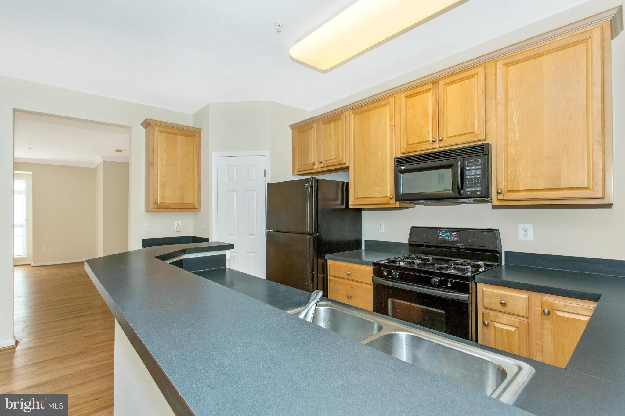11006 Hemingway Court Silver Spring, MD 20902 - Photo 12 of 30 a kitchen with stainless steel appliances a stove a sink and a microwave