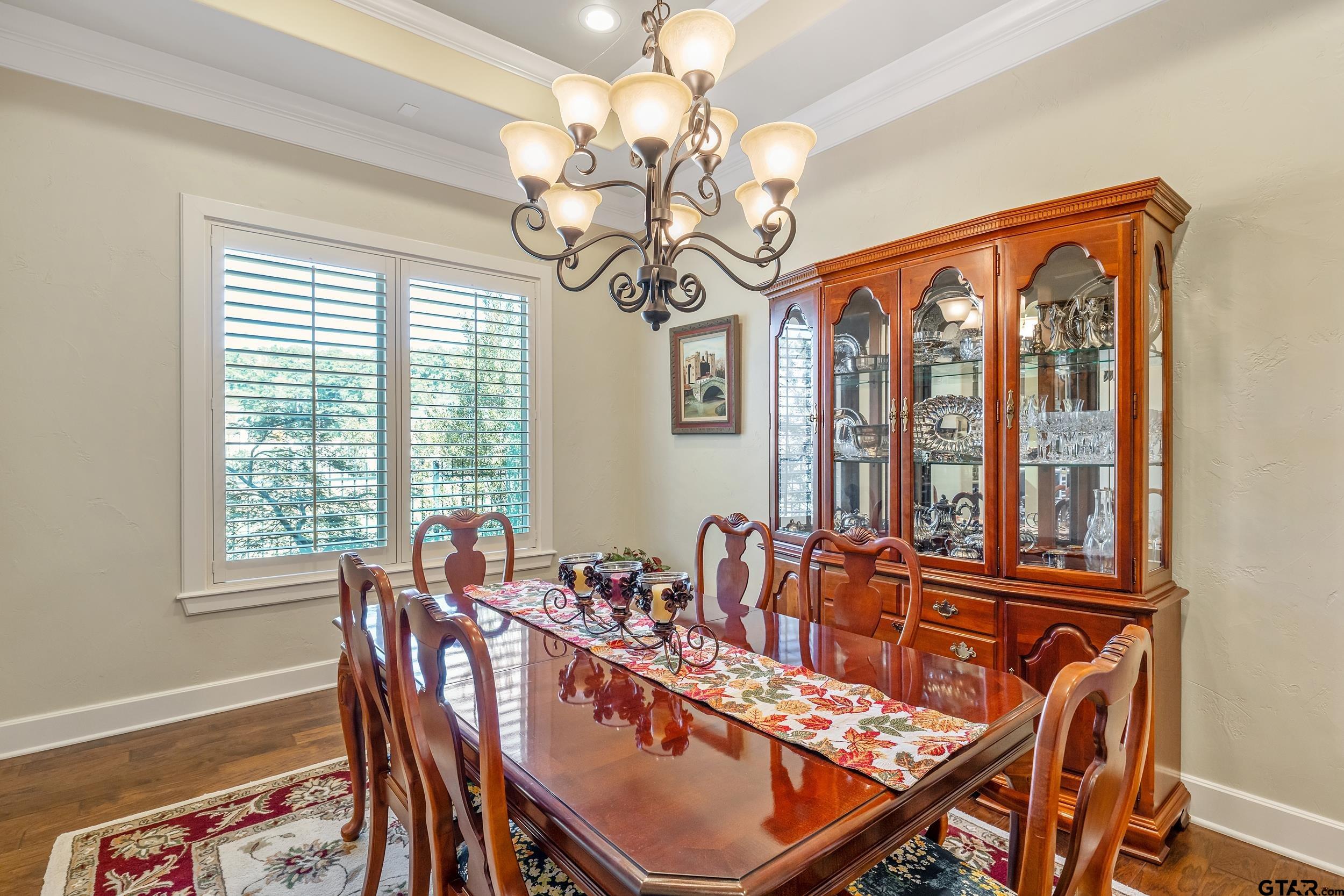 7311 Cross Road Tyler, TX 75703 - Photo 7 of 36 a view of a dining room with furniture window and outside view