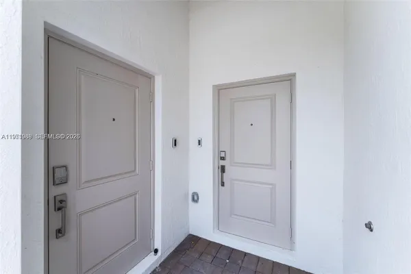 a view of closet area