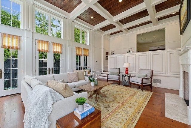 632 West Deming Place Chicago, IL 60614 - Photo 17 of 49 a living room with furniture and a flat screen tv