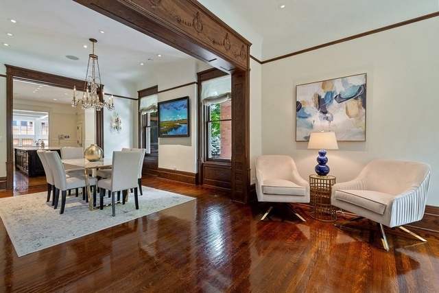 632 West Deming Place Chicago, IL 60614 - Photo 7 of 49 a living room with furniture and a wooden floor