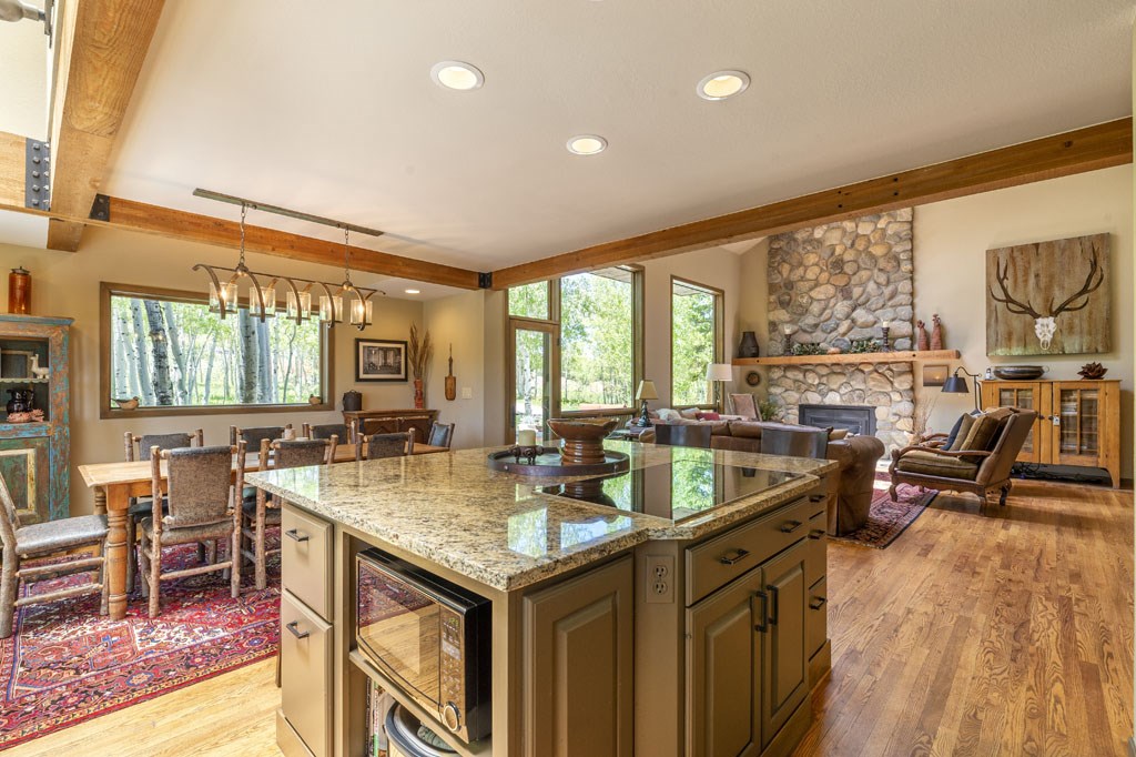 118 Topaz Road Silverthorne, CO 80498 - Photo 9 of 34 Kitchen opens to both the dining and living area's