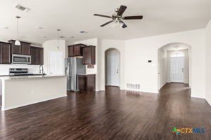 210 Highmore Court Temple, TX 76502 - Photo 5 of 15 a view of a kitchen with a sink and a stove top oven