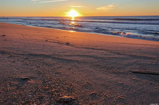 a view of an ocean and beach