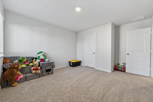 a view of a livingroom with toys