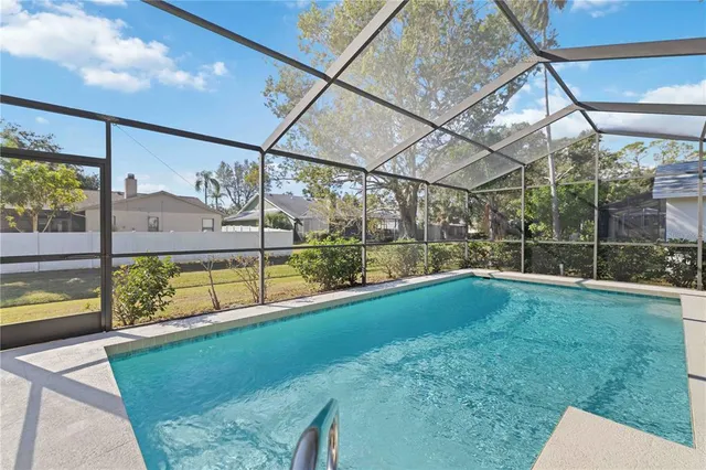 a view of a house with a patio