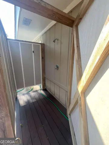 a view of front door