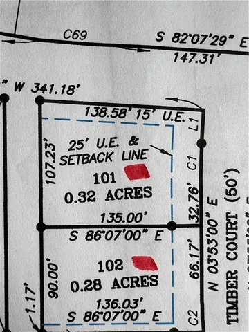 $32,000 | Lot 101 Timber Court, Helena, MO 64459