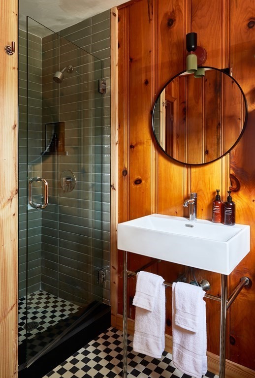 22 Manning Road Dennis Port, MA 02639 - Photo 8 of 10 a bathroom with a sink and a mirror