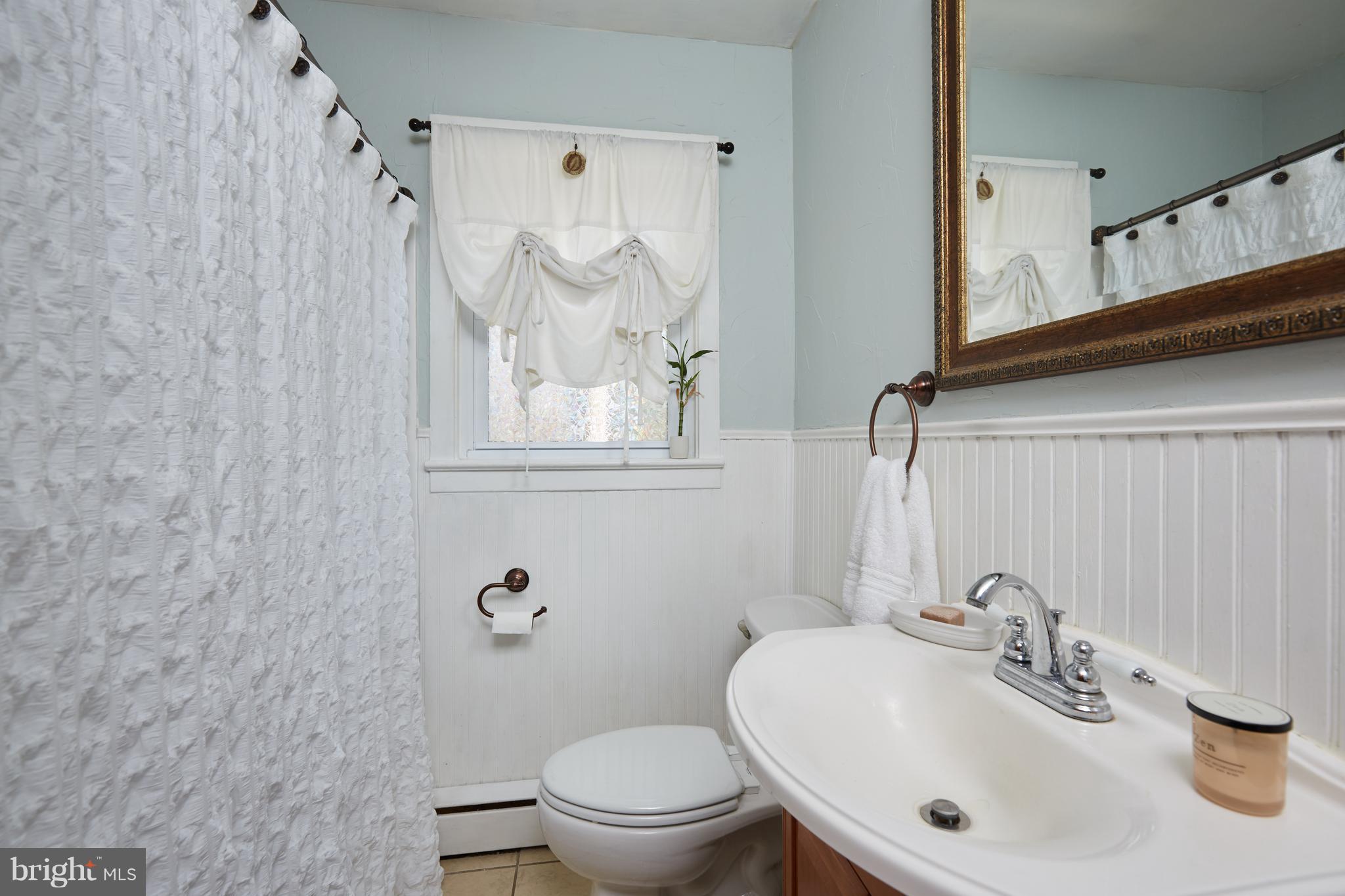 4910 Old Swimming Pool Road Frederick, MD 21703 - Photo 13 of 26 a bathroom with a sink a toilet and a mirror