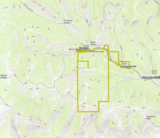 7500 Spring Canyon Road Helper, UT 84526 - Photo 74 of 83 Map / location of property area