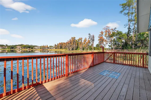 a view of city from a balcony