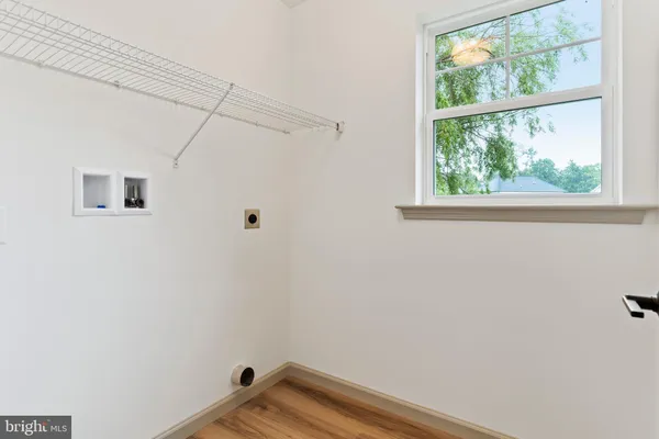 a view of a small space with window